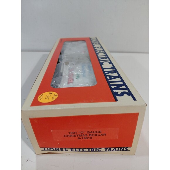 Lionel 6-19913 Train O Gauge Model Railroad 1991 Christmas Boxcar w/Box - Picture 11 of 13